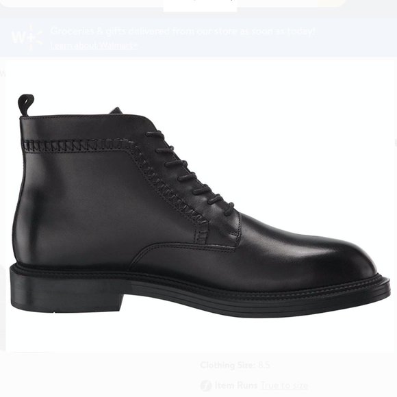 Calvin Klein Other - NIB Calvin Klein Colebee Black Leather Boot 10.5